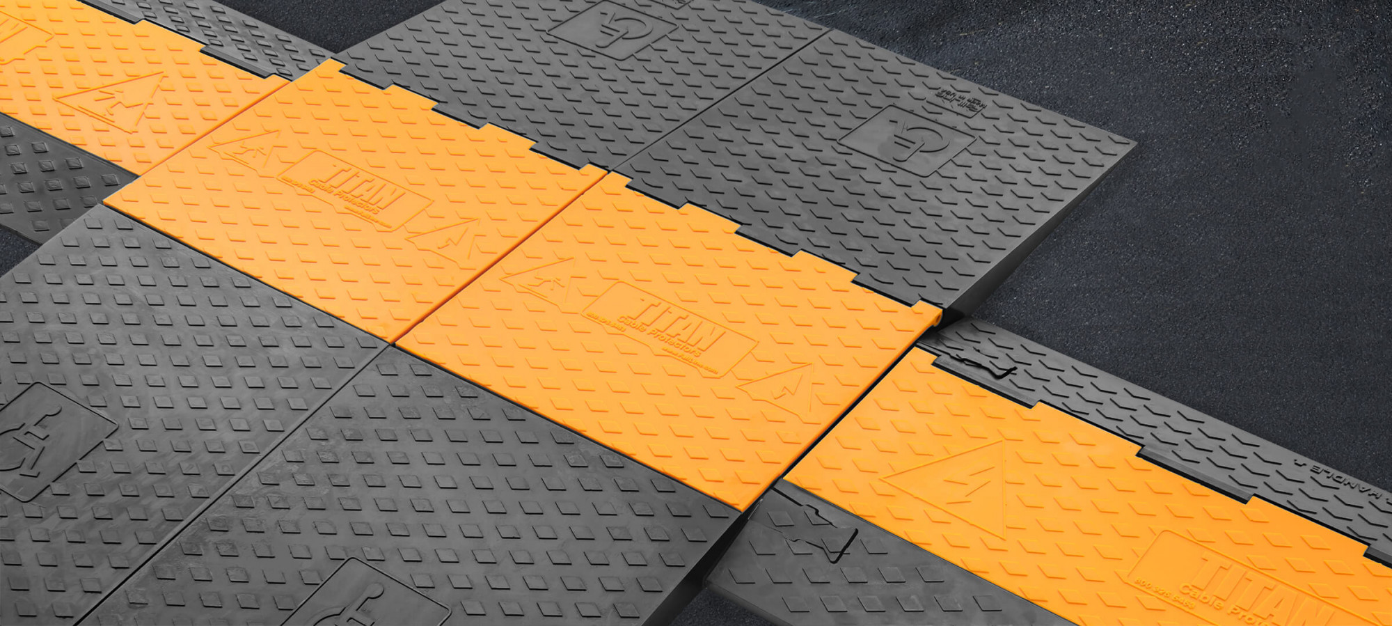 titan cable protector ramps closed